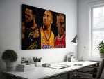 Basketball Legends Framed Digital Art Canvas