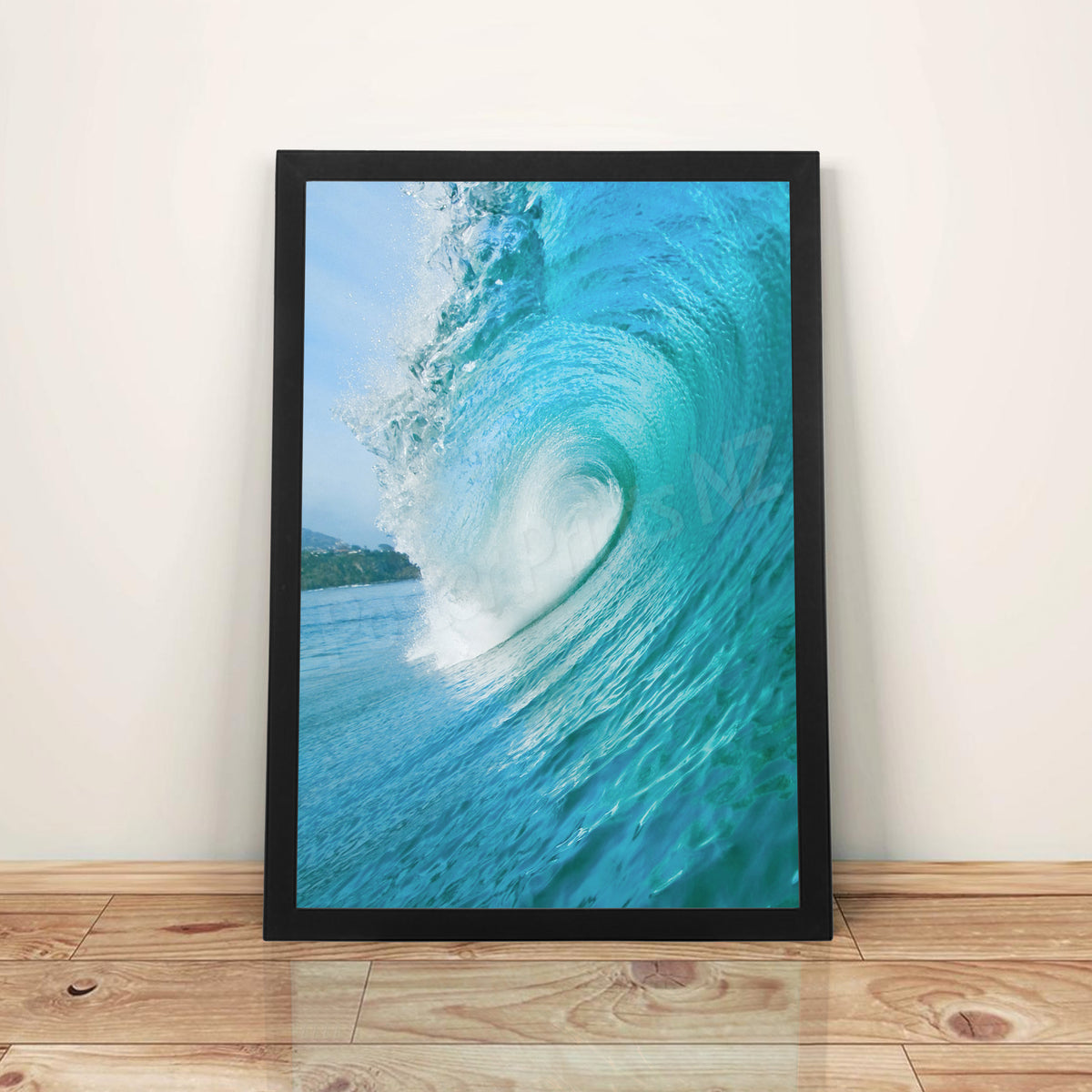 In The Barrel A3 Framed Digital Art Poster Poster Prints NZ