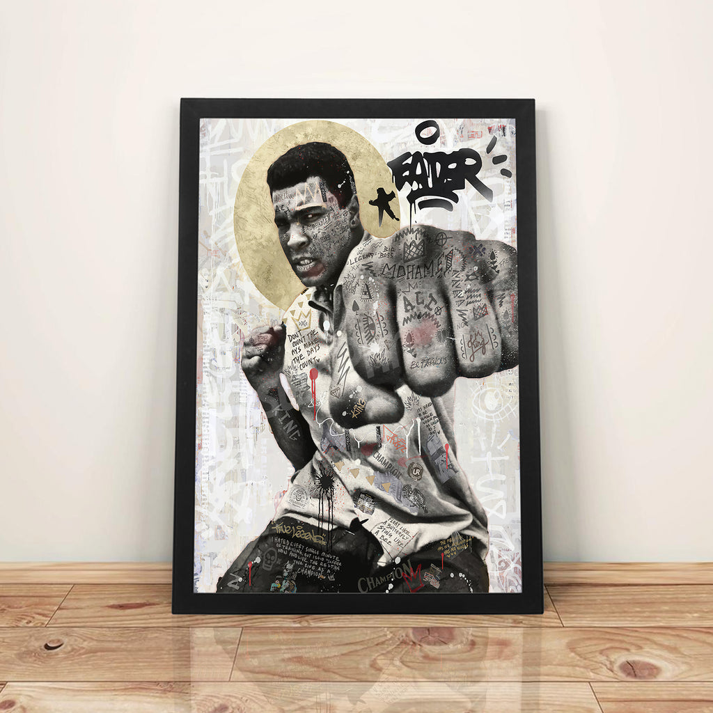 Muhammad Ali - A3 Framed Art Poster