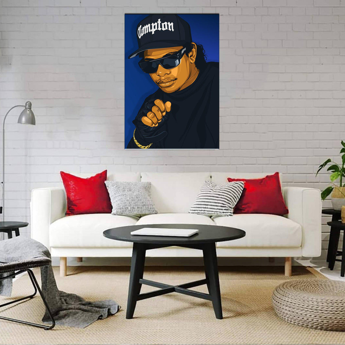 Eazy E Framed Art Canvas – Poster Prints NZ
