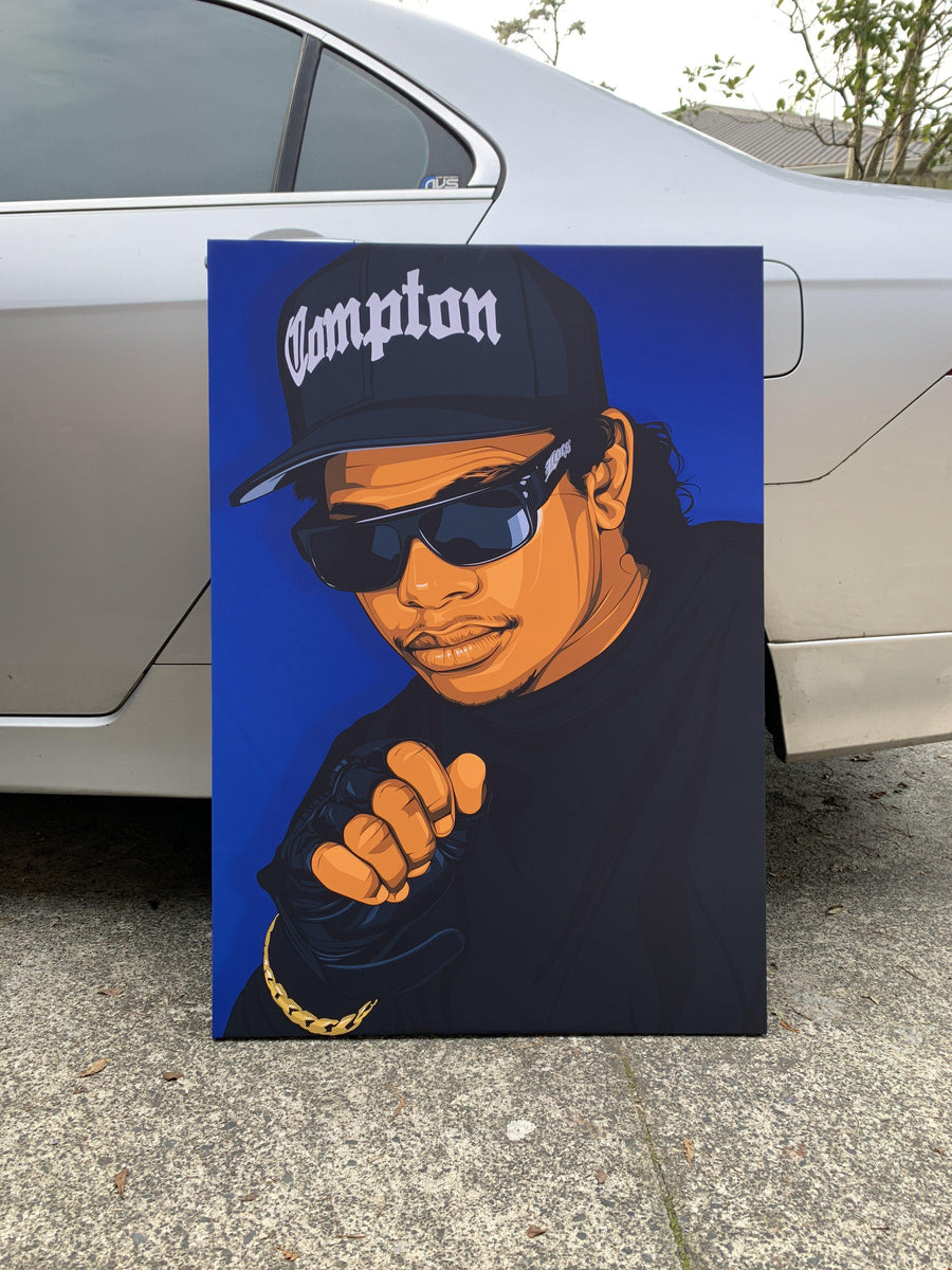 eazy-e-framed-art-canvas-poster-prints-nz