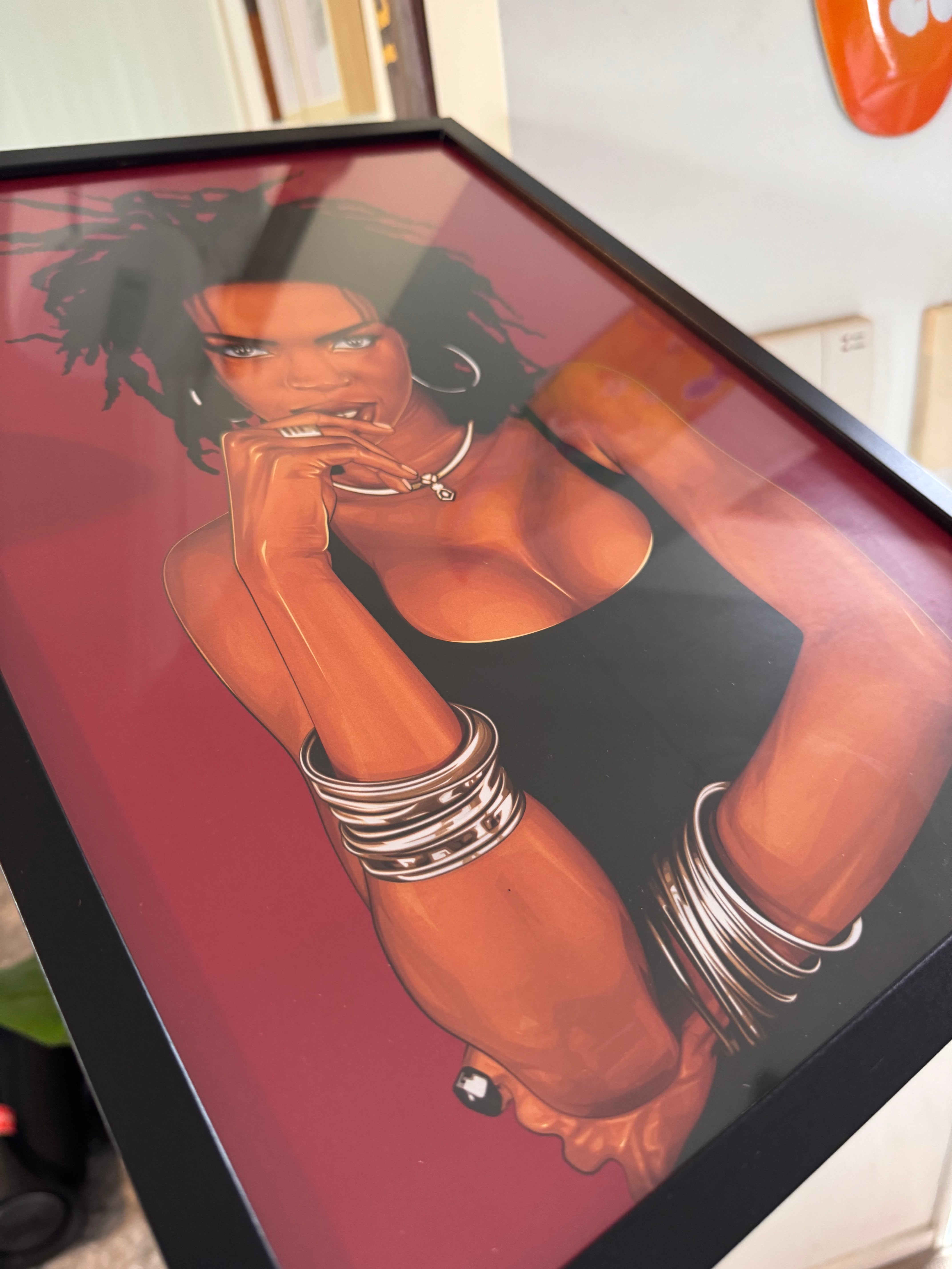 Lauryn Hill - A3 Framed Digital Art Poster