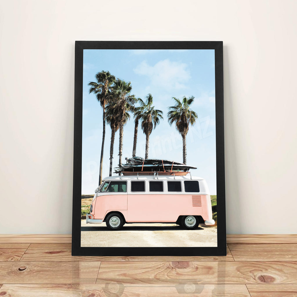 Van Life - A3 Framed Digital Art Poster