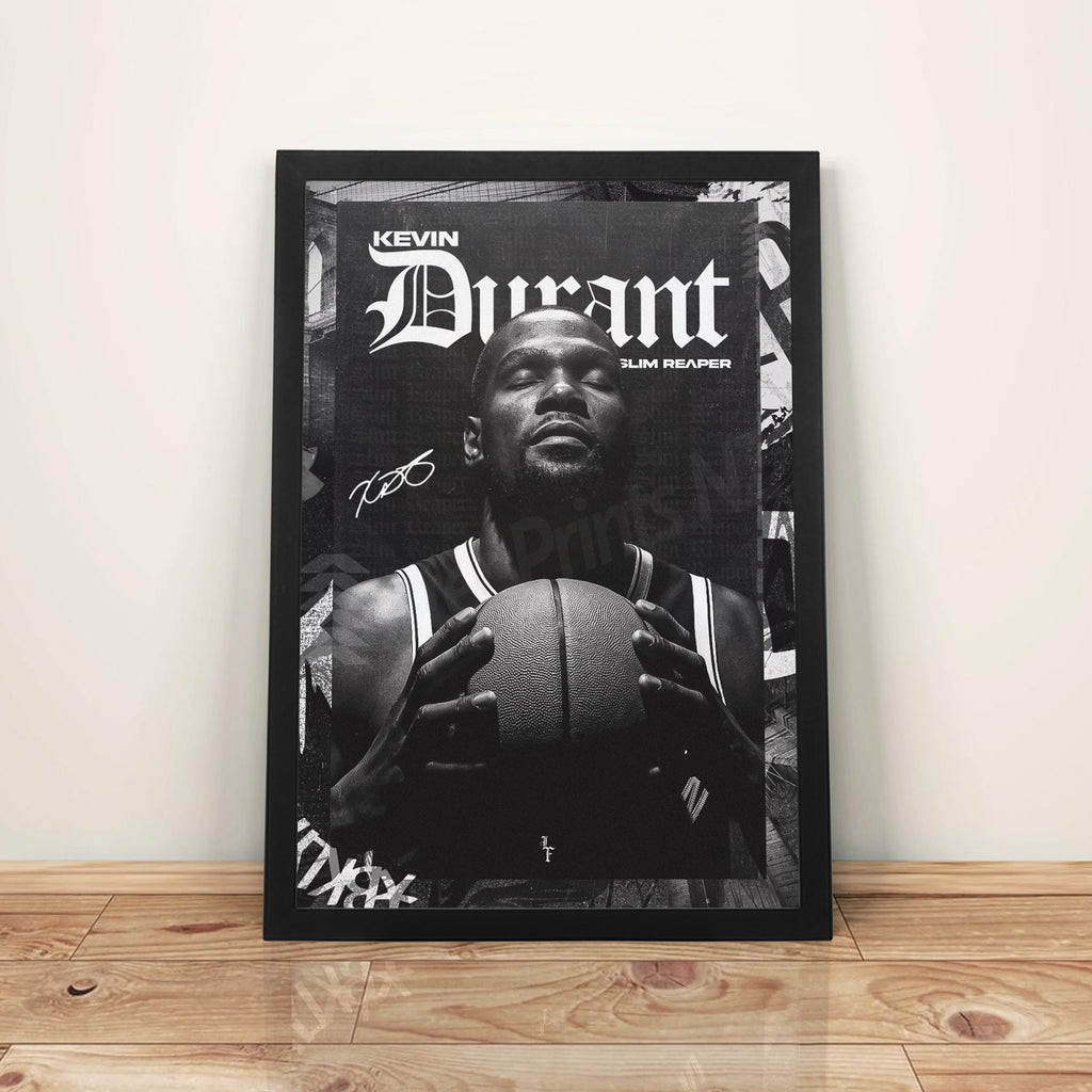 K. Durant - A3 Framed Art Poster