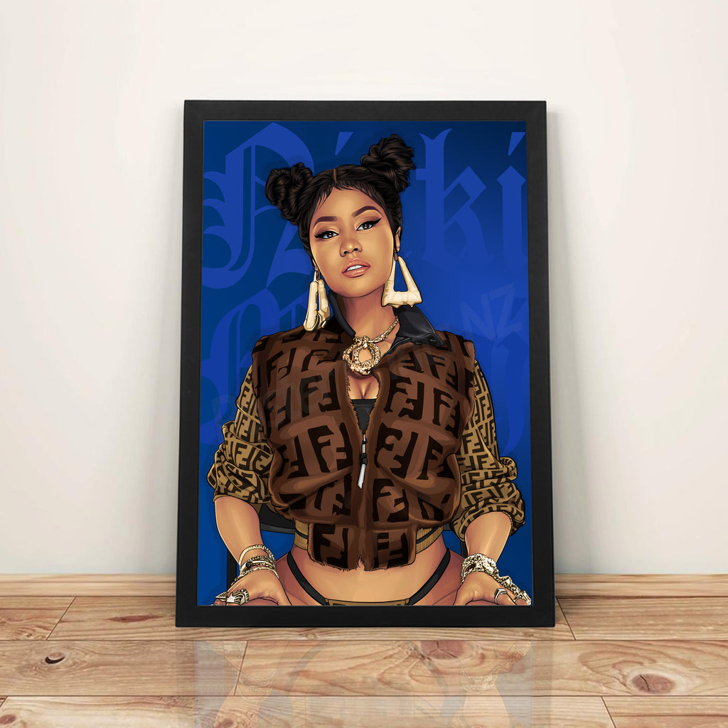Nicki Minaj - A3 Framed Art Poster