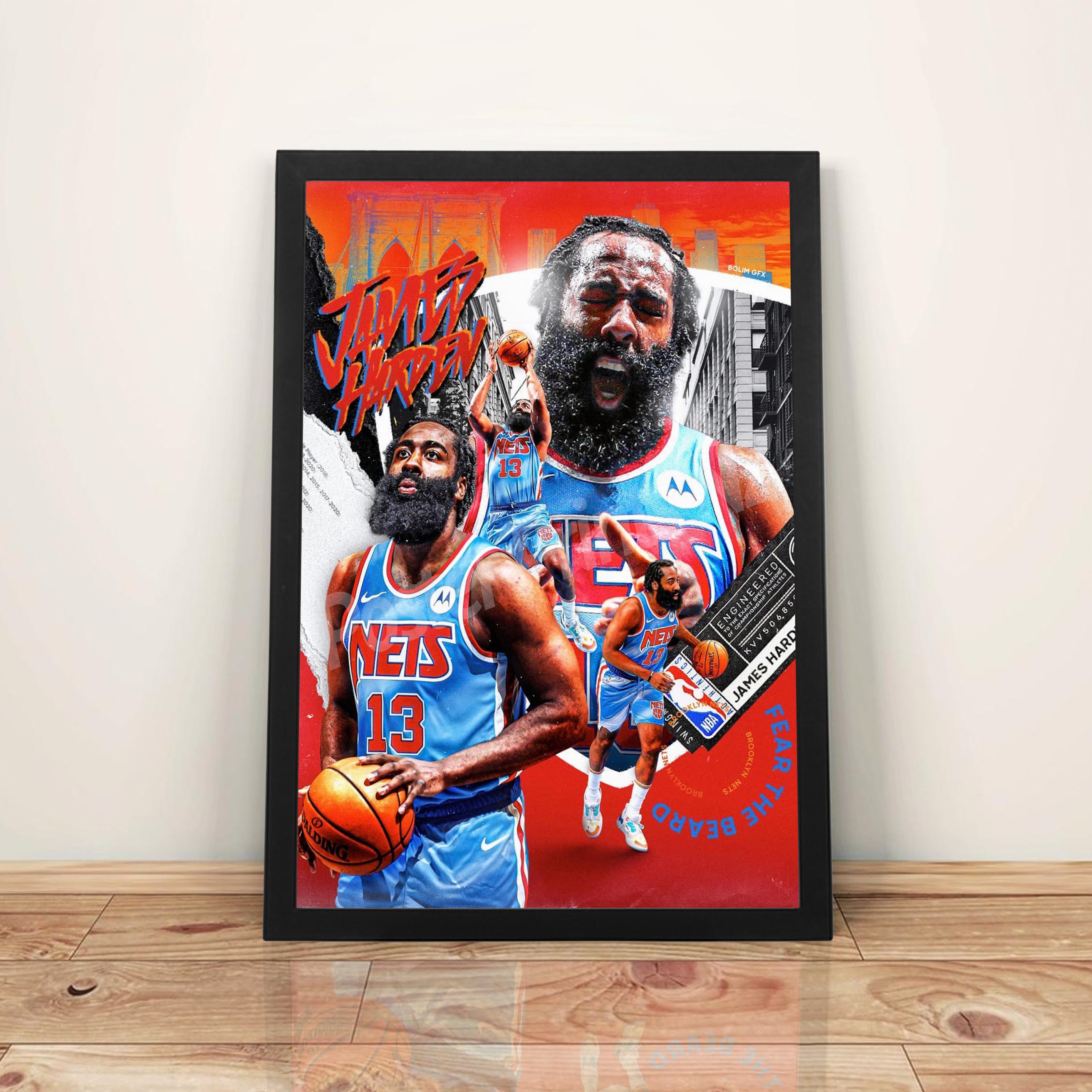 J. Harden - A3 Framed Art Poster