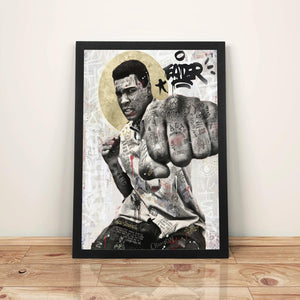 Muhammad Ali - A3 Framed Art Poster