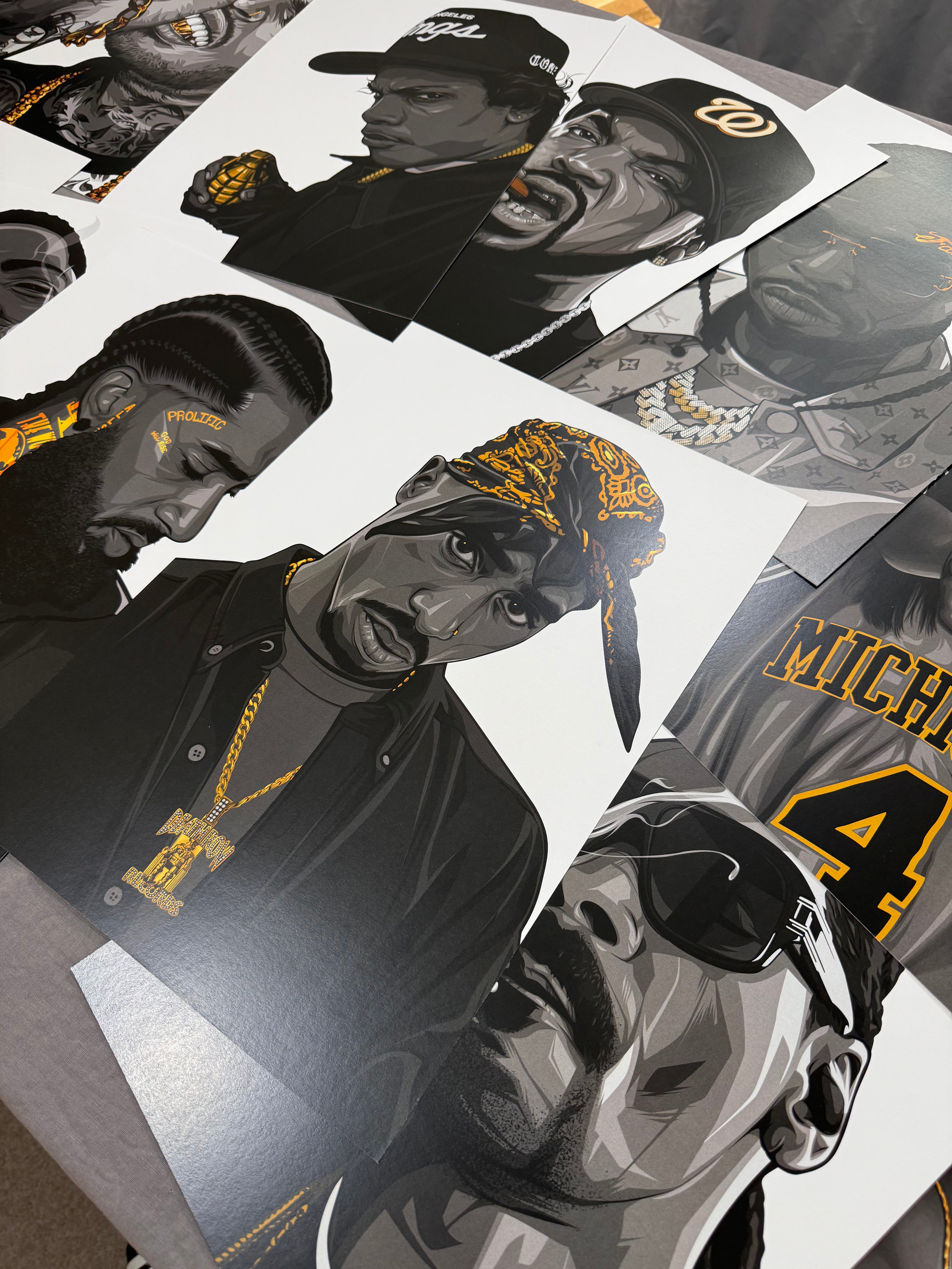 Black & Gold Edition 'Unframed' A3 Posters (Choose ANY of our designs)