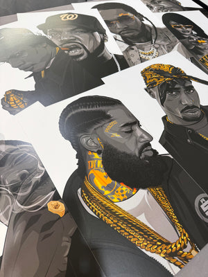 Black & Gold Edition 'Unframed' A3 Posters (Choose ANY of our designs)