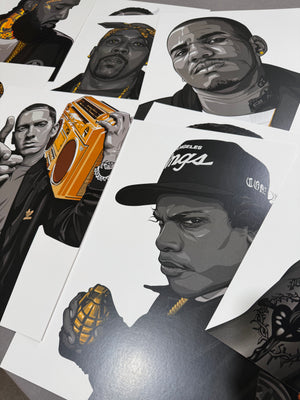 Black & Gold Edition 'Unframed' A3 Posters (Choose ANY of our designs)