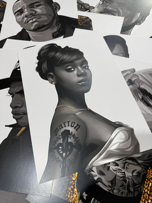 Black & Gold Edition 'Unframed' A3 Posters (Choose ANY of our designs)