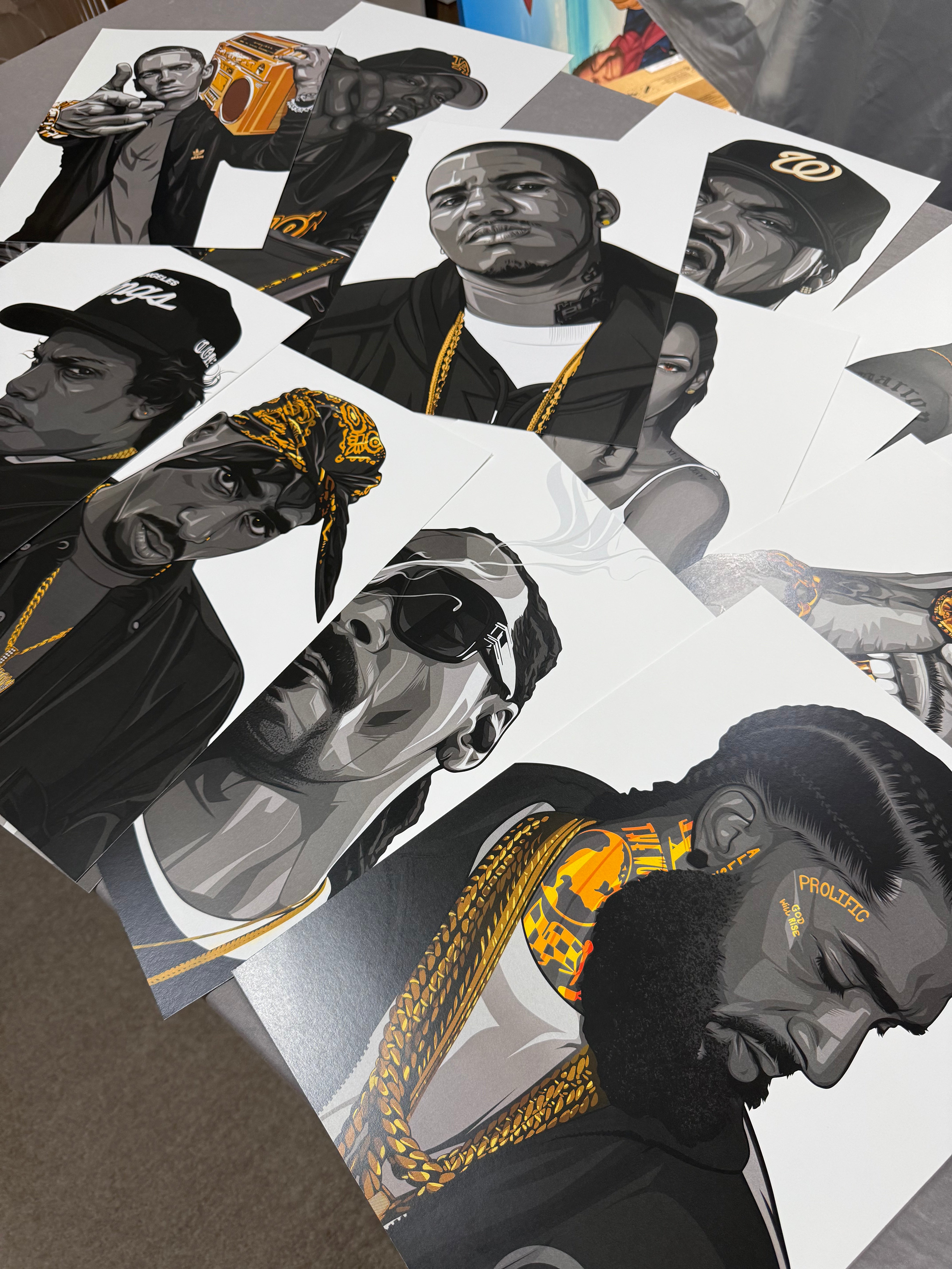 Black & Gold Edition 'Unframed' A3 Posters (Choose ANY of our designs)