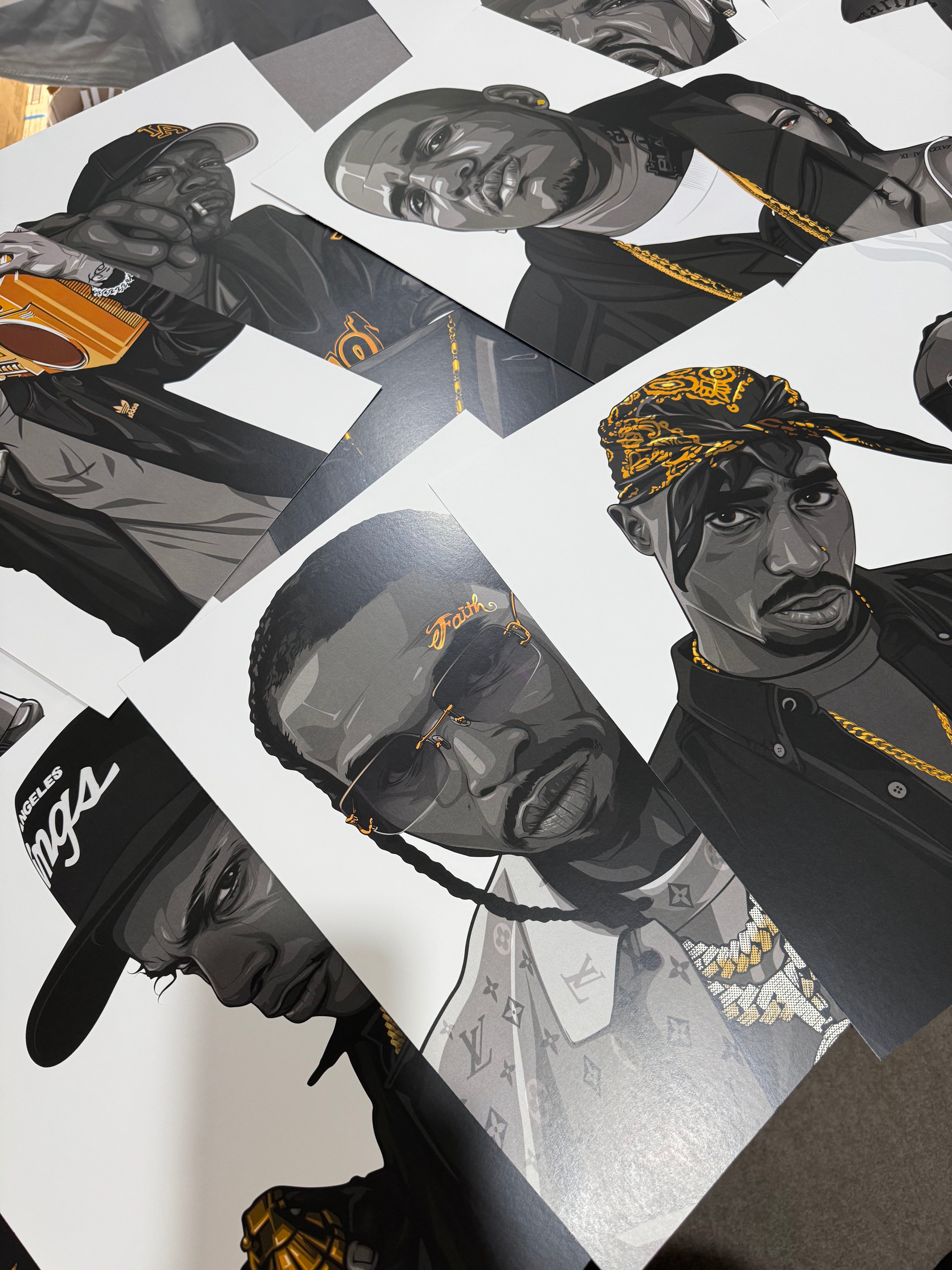 Black & Gold Edition 'Unframed' A3 Posters (Choose ANY of our designs)