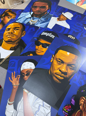 Blue Edition 'Unframed' A3 Posters (Choose ANY of our designs)