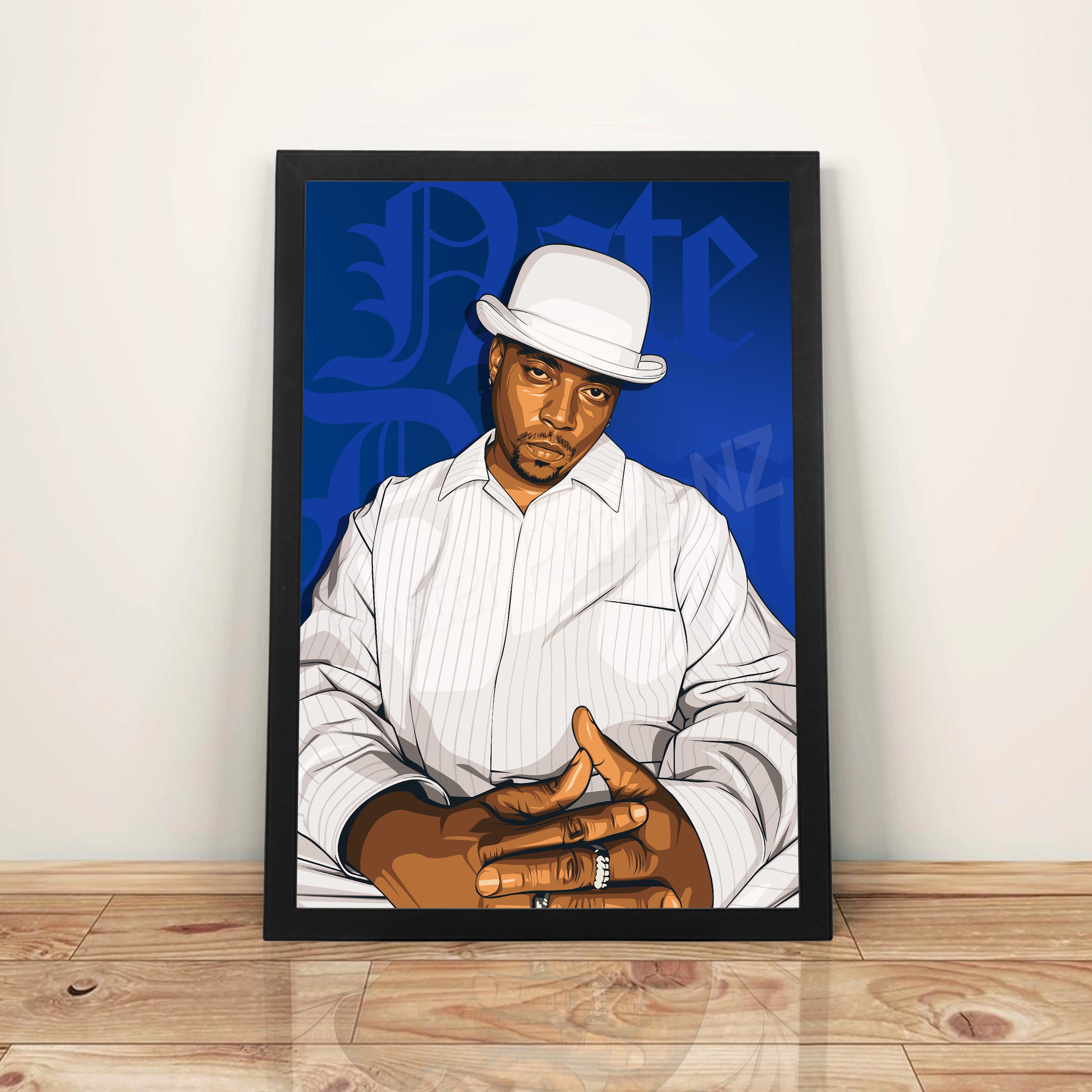 Nate Dogg - A3 Framed Art Poster