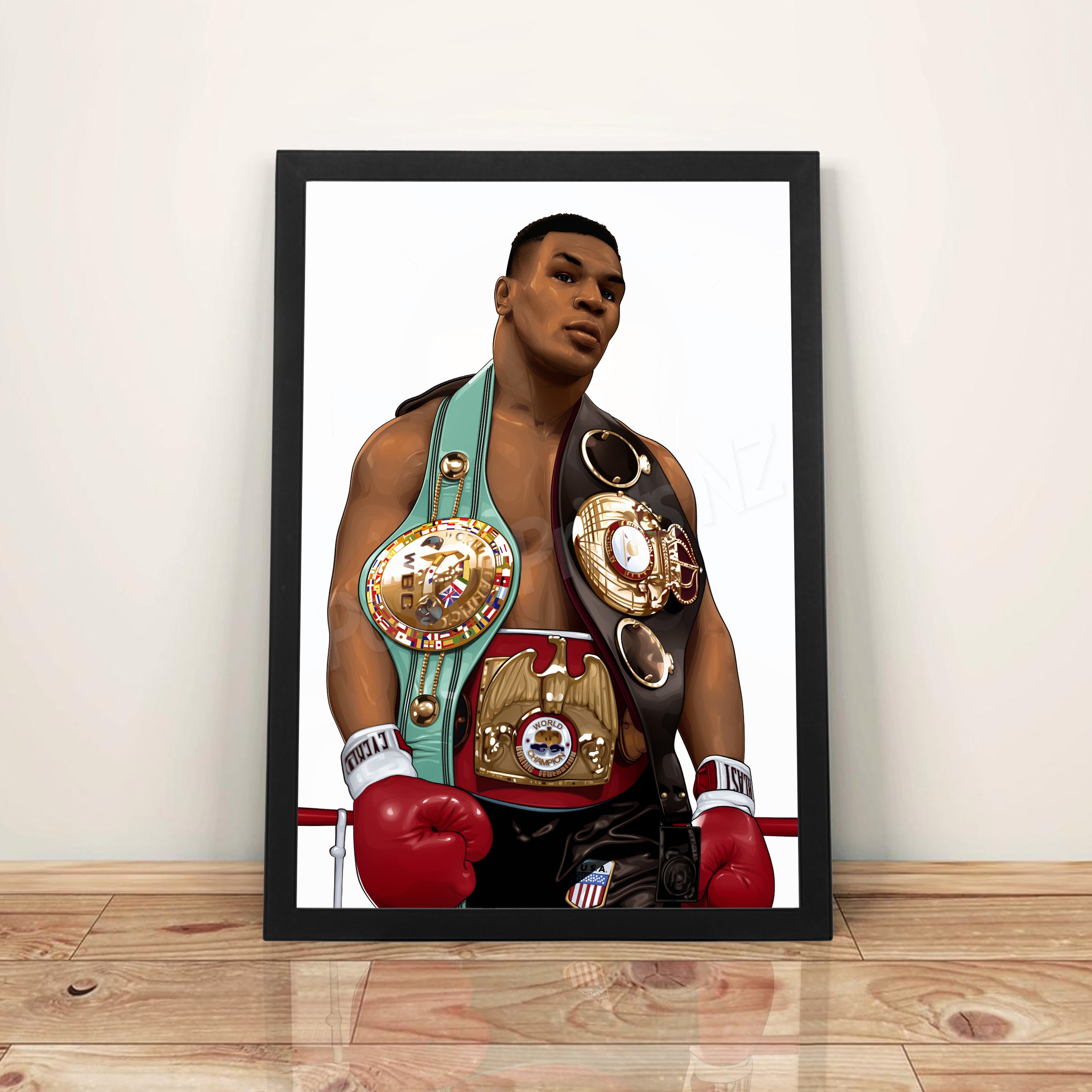 Mike Tyson - A3 Framed Art Poster