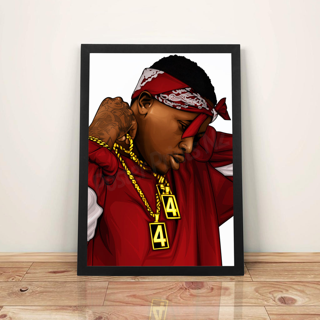 YG - A3 Framed Digital Art Poster - Poster Prints NZ