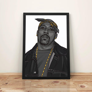 Nate Dogg 'Gold Edition' - A3 Framed Art Poster