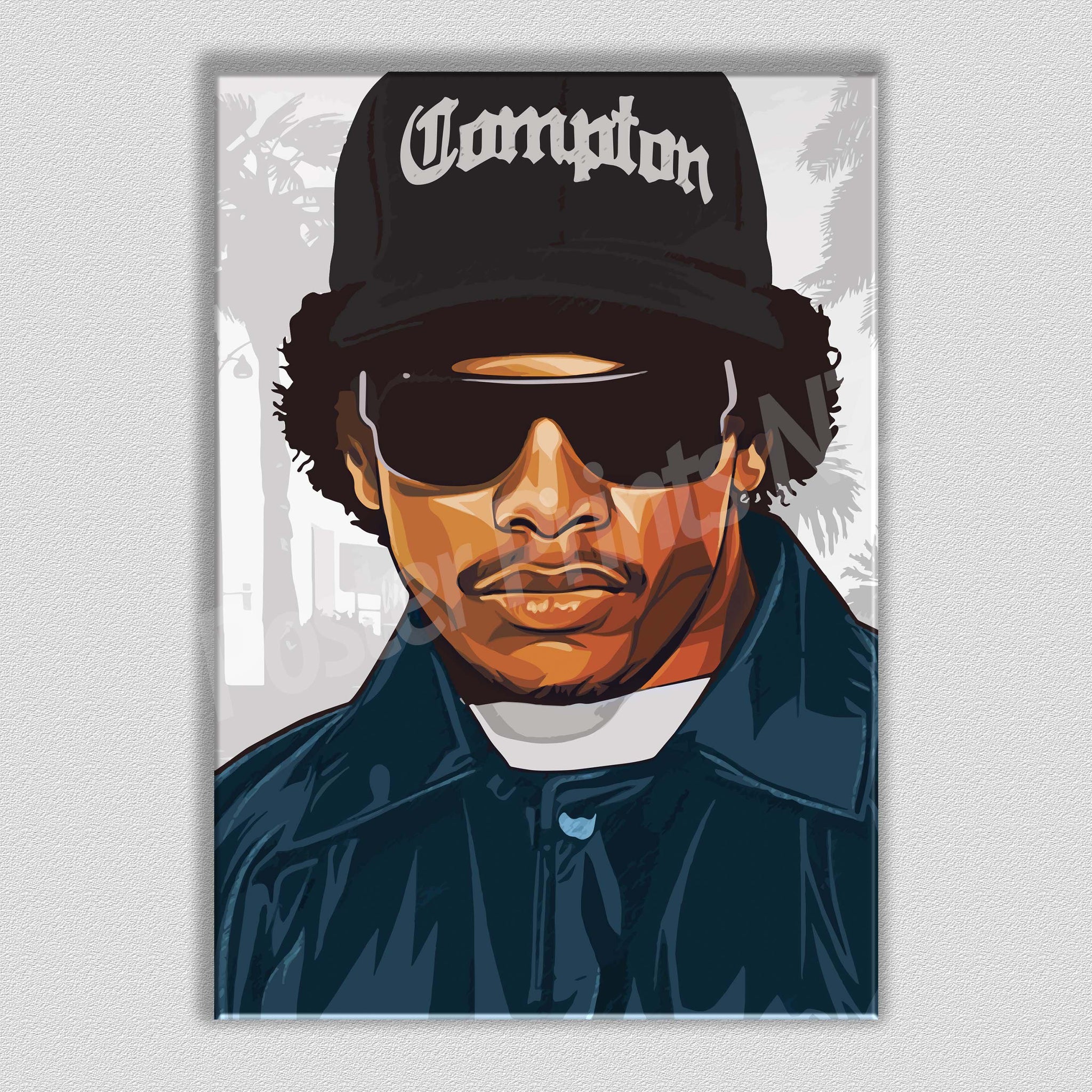 Eazy E Framed Art Canvas – Poster Prints NZ