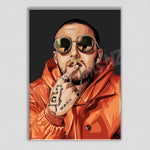 Mac Miller Framed Art Canvas - Poster Prints NZ