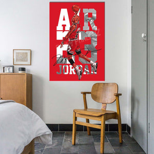 Air J. Framed Digital Art Canvas - Poster Prints NZ