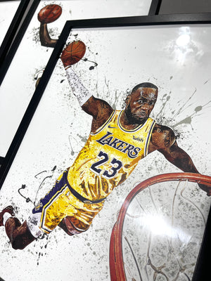3 x Basketball Legends A3 Framed Art Posters