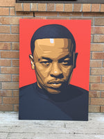 Dr Dre Framed Art Canvas - Poster Prints NZ