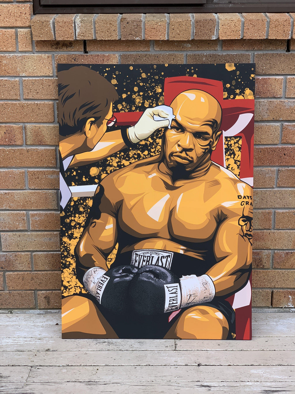 Mike Tyson Framed Art Canvas - Poster Prints NZ